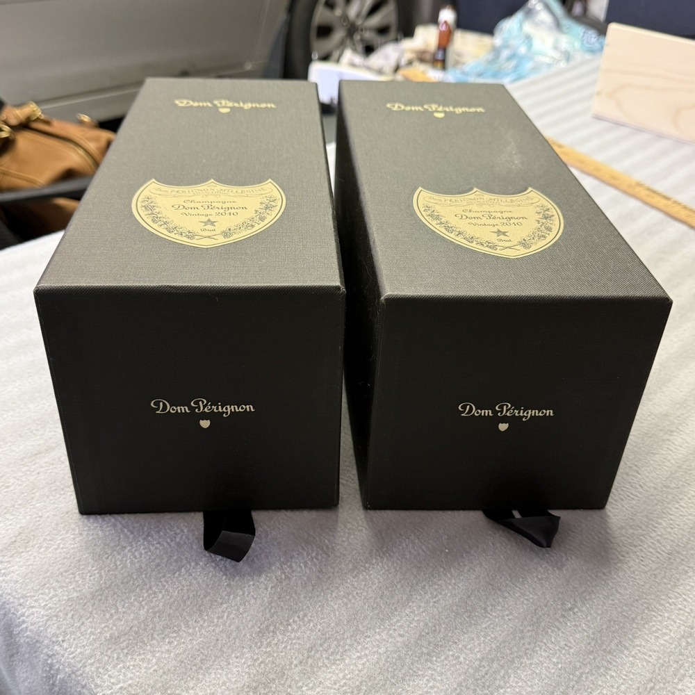 2 Empty Don Perignon Champagne Brut 2010 Empty Boxes - Picture 5 of 7